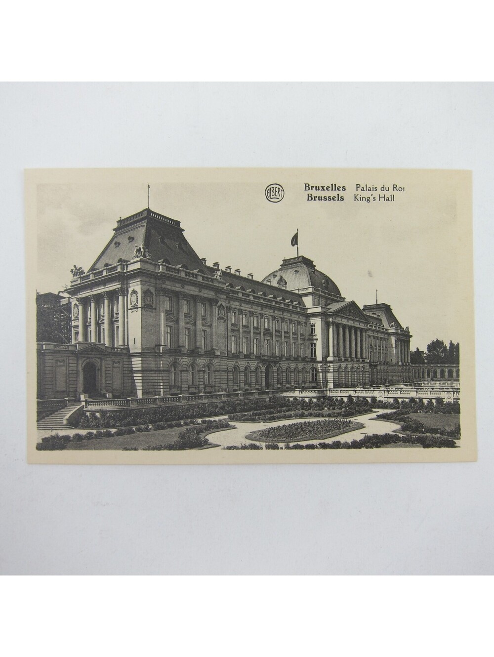 Postcard Brussels Belgium King's Hall Royal Palace Louis XVI Style Antique